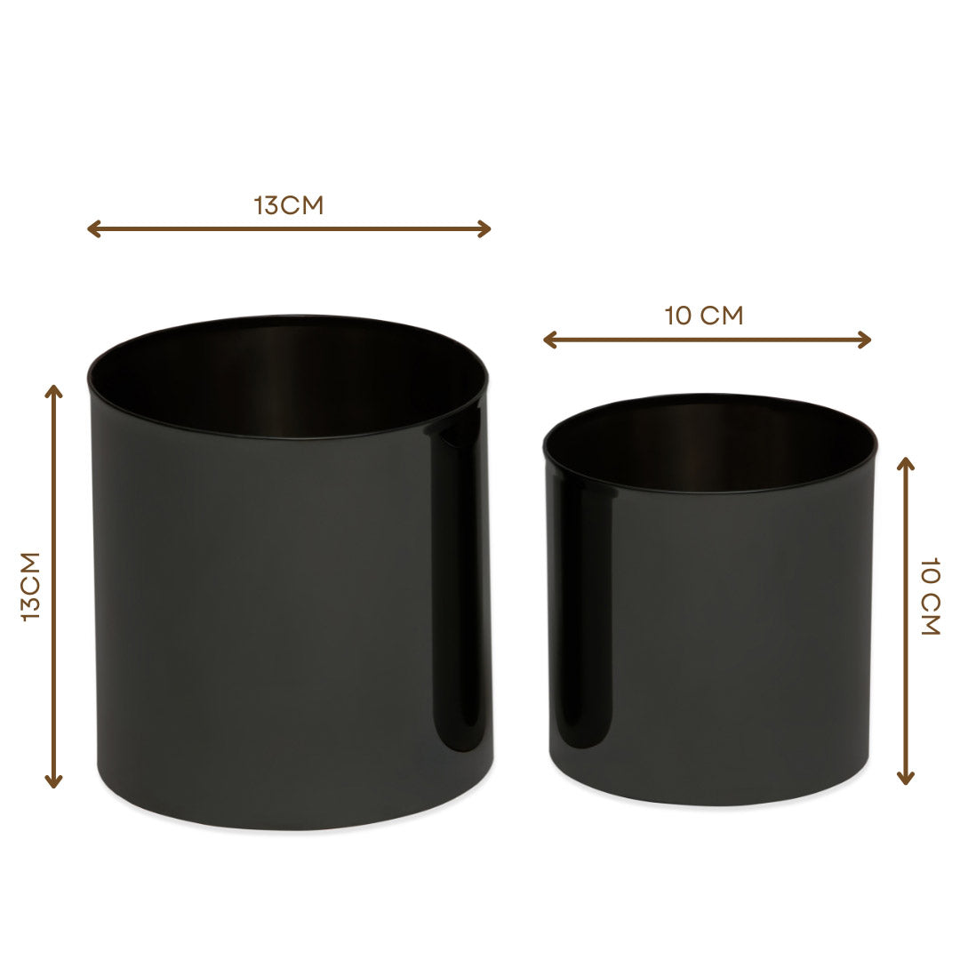 Metallic Black Pot Pack