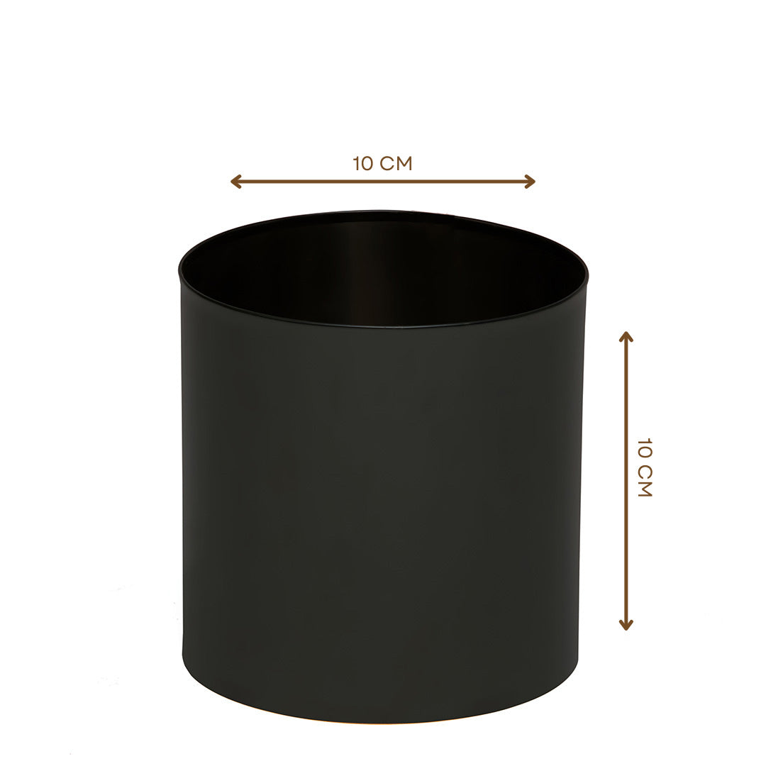 Metallic Black Pot Small